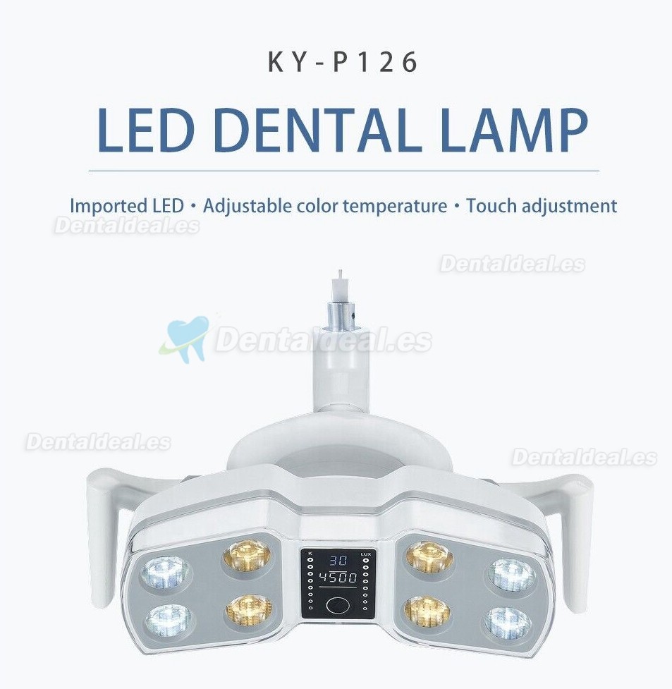 Lampara cirugia dental para sillon odontologico luz de funcionamiento dental LED sin sombras KY-P126